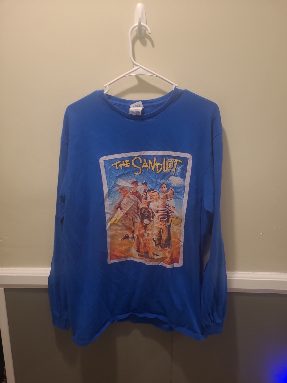 The Sandlot Comedy Movie Fan T Shirt Adults Large Long Sleeve Delta Proweight Ct